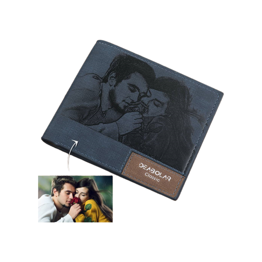 Custom Photo PU Leather Wallet – Personalized Birthday & Valentine’s Day Gift