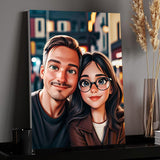 Custom Cartoon Portrait, Couple Cartoon Photo, 3D Cartoon Style Portrait, Custom Family Cartoon, Personalized Cartoon Gift, Digital Prints