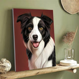 Custom Cartoon Style Portrait from Photo Frames Personalized Wooden Picture frames for Wall Decoration Photo Canvas Wall Art Poster Prints Gifts for Couples Friends Family