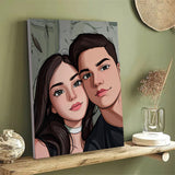 Custom Cartoon Portraits Personalized Gifts From Photos Digital Portraits Birthday Gifts Custom Cartoon Artwork Gifts