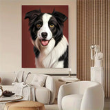 Custom Cartoon Style Portrait from Photo Frames Personalized Wooden Picture frames for Wall Decoration Photo Canvas Wall Art Poster Prints Gifts for Couples Friends Family
