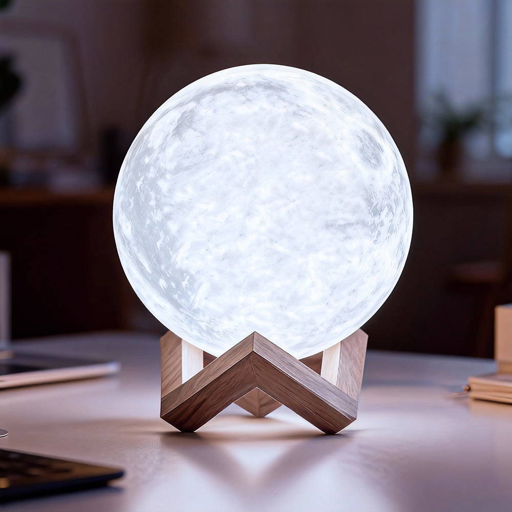 Lunar Light Moon Lamp Home Decor - Perfect Christmas Gift for Family (No Image or Text Customization)