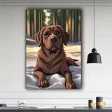 Custom Cartoon Animation Style 3D Picture Wooden Photo Frame Sign Personalized Cartoon Portrait Caricature Frame Gifts for Family Wedding Anniversary Customized Wall Cartoon Pictures-Round