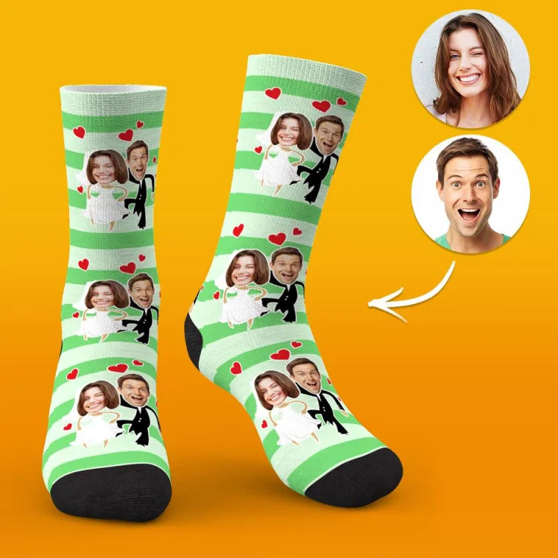 Custom Face Socks Wedding Socks Special Gift Ideas for Couple