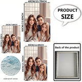 Custom Cartoon Style Portrait from Photo Frames Personalized Wooden Picture frames for Wall Decoration Photo Canvas Wall Art Poster Prints Gifts for Couples Friends Family
