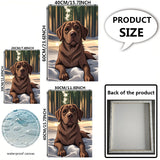 Custom Cartoon Animation Style 3D Picture Wooden Photo Frame Sign Personalized Cartoon Portrait Caricature Frame Gifts for Family Wedding Anniversary Customized Wall Cartoon Pictures-Round