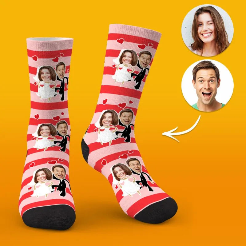 Custom Face Socks Wedding Socks Special Gift Ideas for Couple