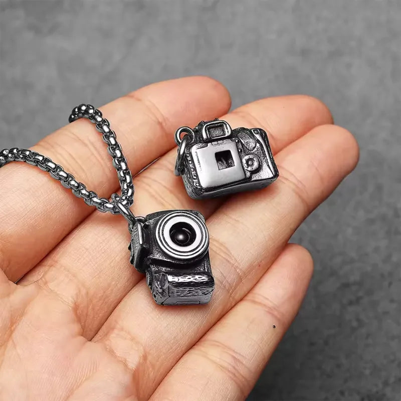 Personalized Photo Necklace Projection Gem Camera Necklace Anniversary Gifts for Him
