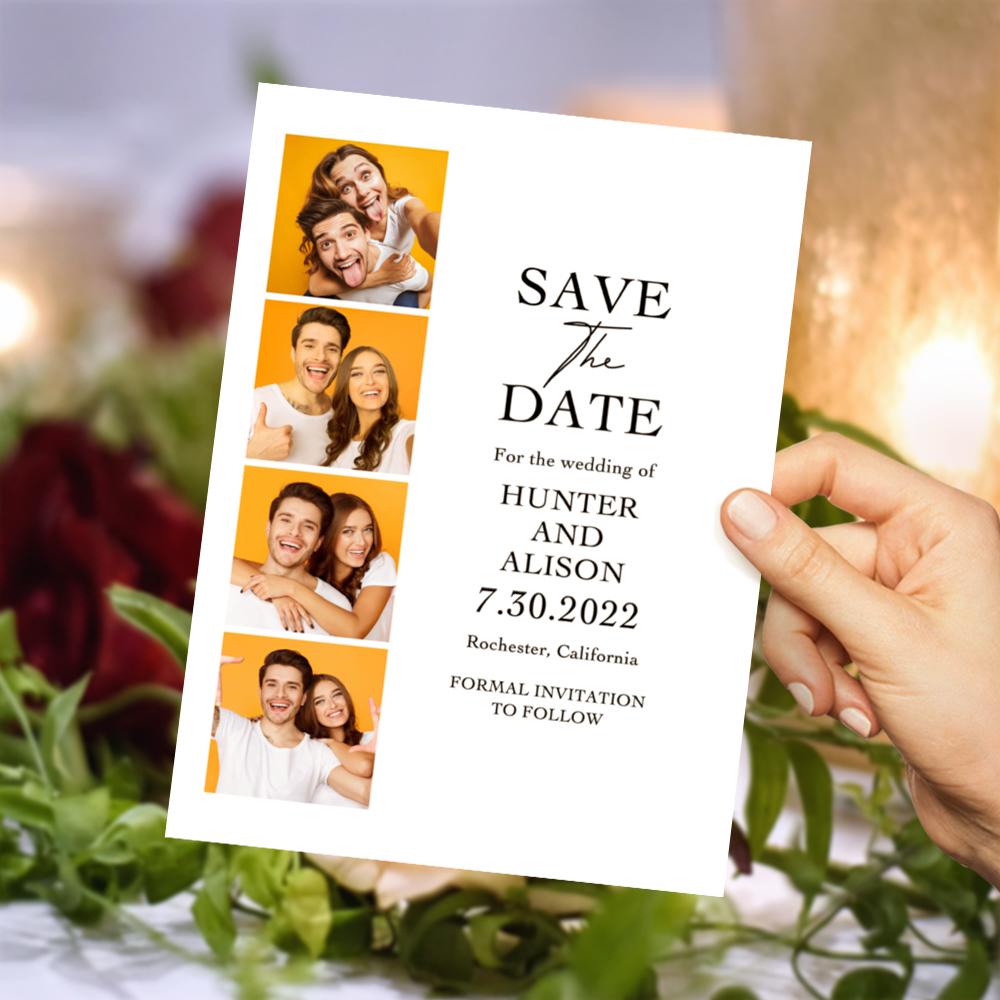 Custom Photo Cards Personalized Text Memorial Day Gift