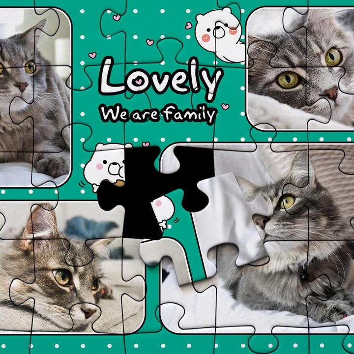 Personalized Photo Jigsaw Puzzle Lovely Pet - Custom 35/150/300/500 Pieces Puzzle