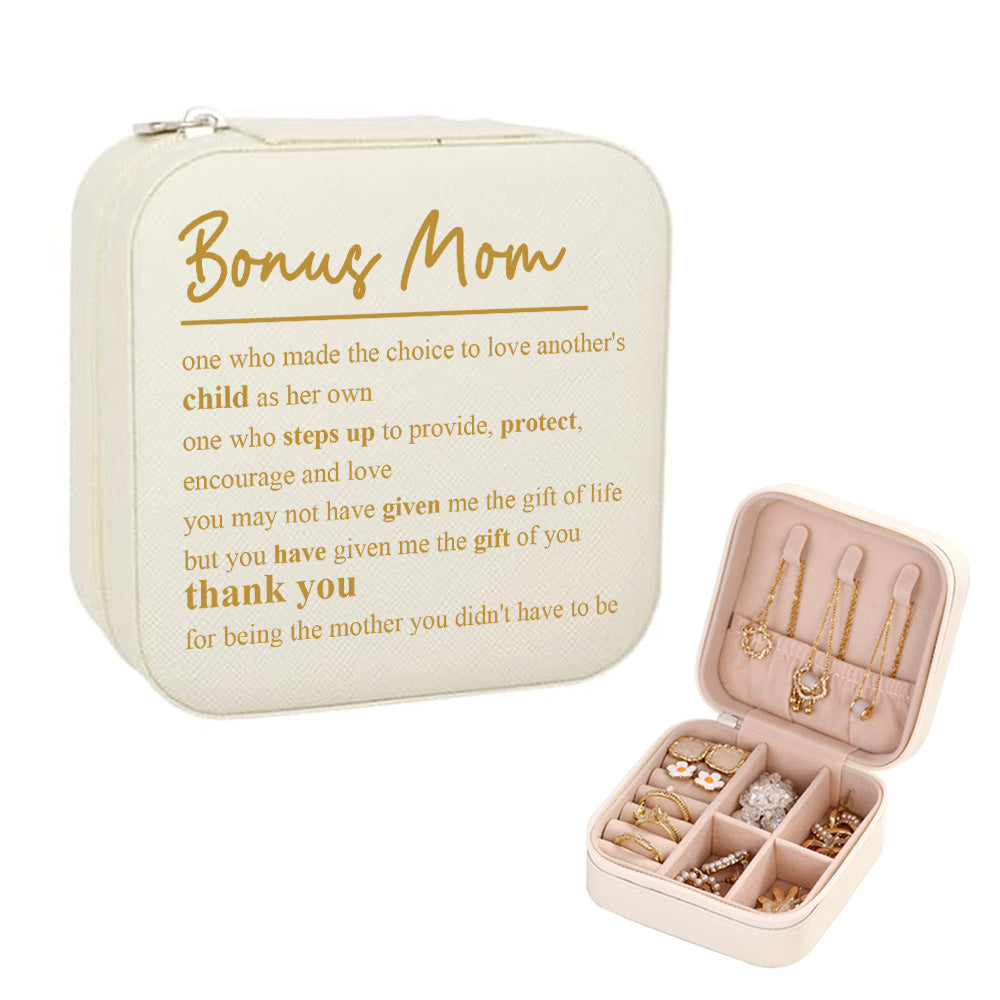 Personalized Jewelry Box Custom Jewelry Organizer Storage Gift for Mom