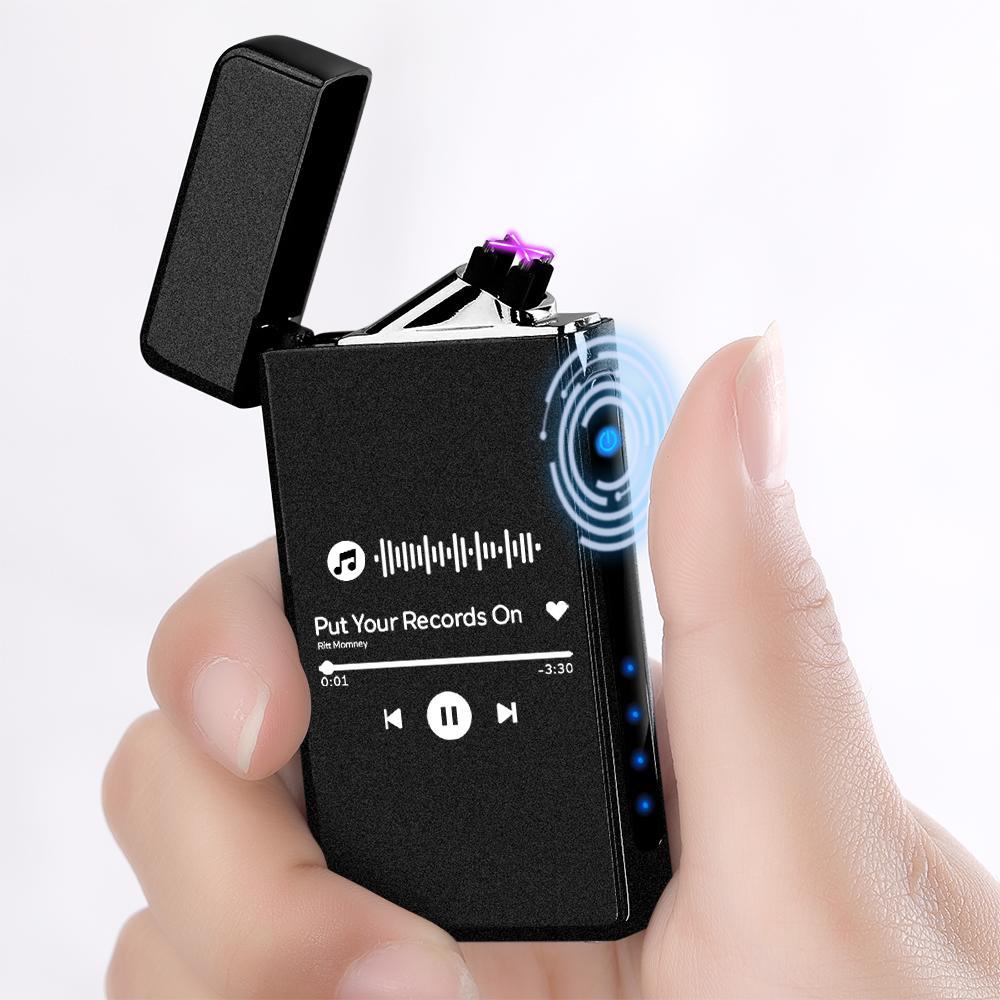 Personalized Music Code Engraved Lighter Custom Playlist Lighter
