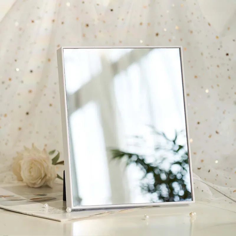 Personalized Mirror Night Light Custom Photo Gibli Style Couple Gifts