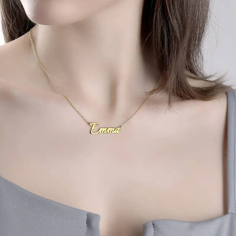 Personalized Name Necklace Custom Name Jewelry Valentines Gift for Her