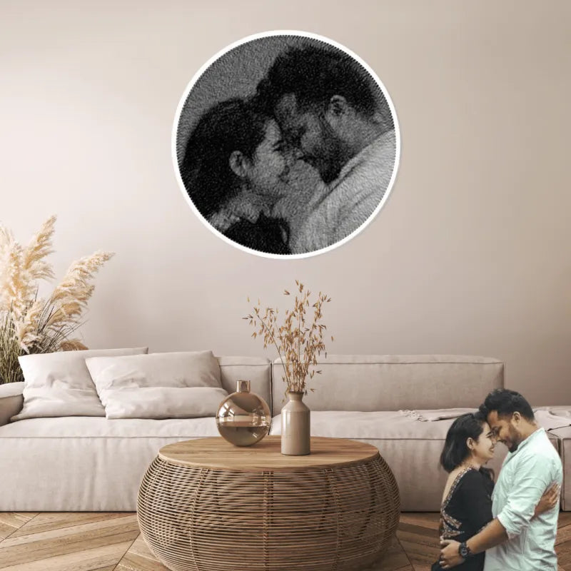 Personalized Photo String Kit Thread Portrait Art Create Your Own Unique Thread Painting with our DIY String Art Kit Wall Art Handmade Gift