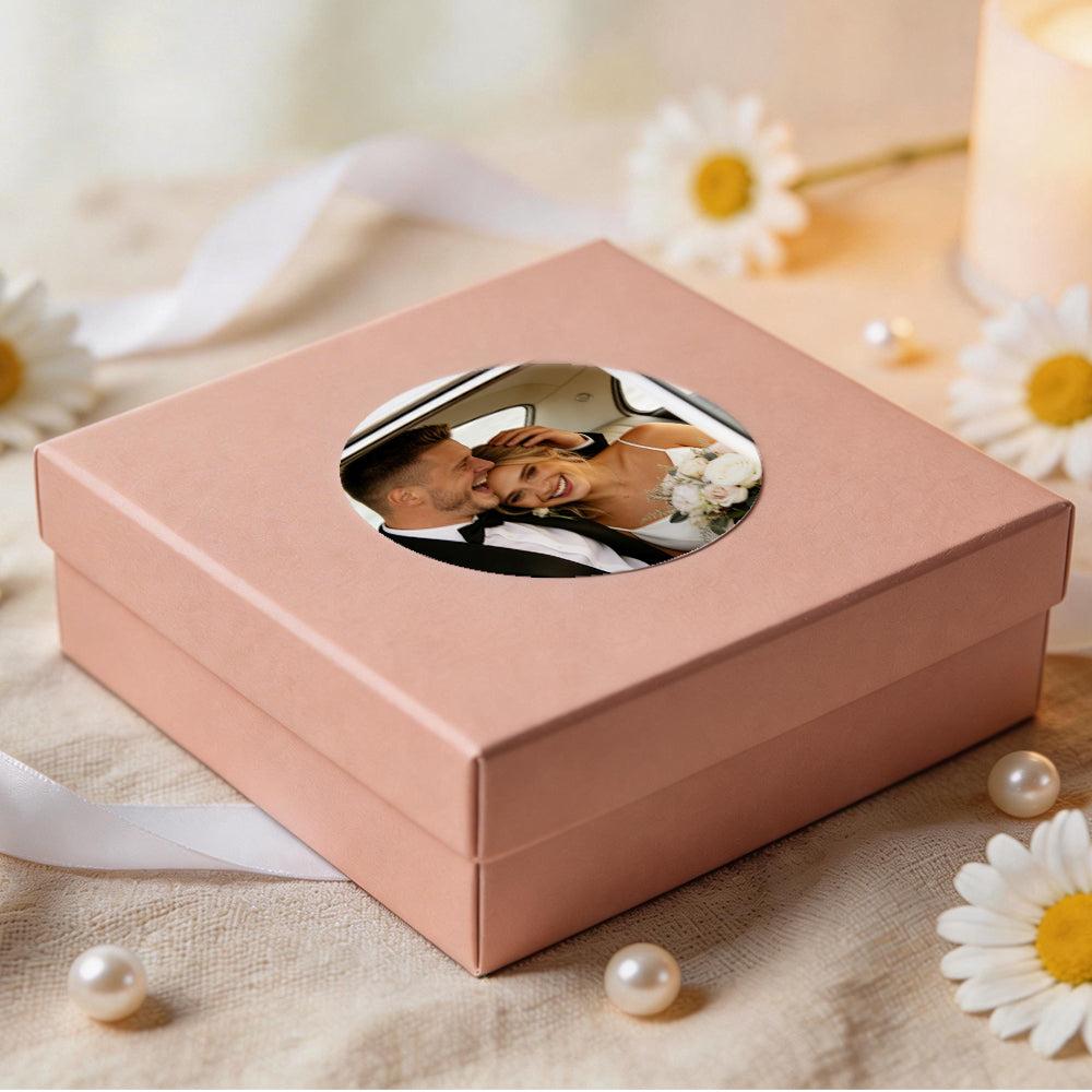 Set of 15 custom photo tag stickers