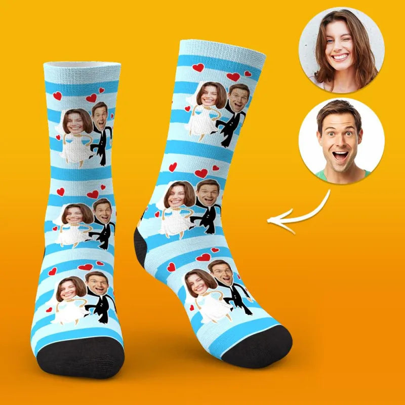 Custom Face Socks Wedding Socks Special Gift Ideas for Couple