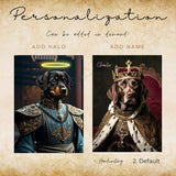 Custom Pet Painting From Photo Custom Pet Portrait Painting Canvas Renaissance Dog Portrait From Photo Royal Pet King Portrait Digital Art